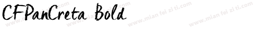 CFPanCreta Bold字体转换